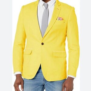 ... yunclo blazer yellow jacket Man size medium